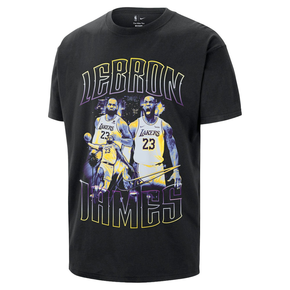 Nike LeBron James Los Angeles Lakers Unisex Athlete T-Shirt Black