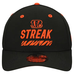 Cincinnati Bengals New Era STREAK Season Ticket Member 39THIRTY Flex Hat - Black - NFL