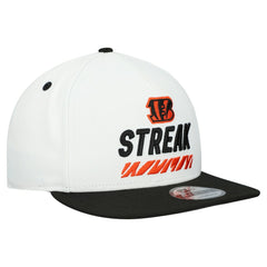 Cincinnati Bengals New Era STREAK Season Ticket Member 9FIFTY A-Frame Snapback Hat - White - NFL