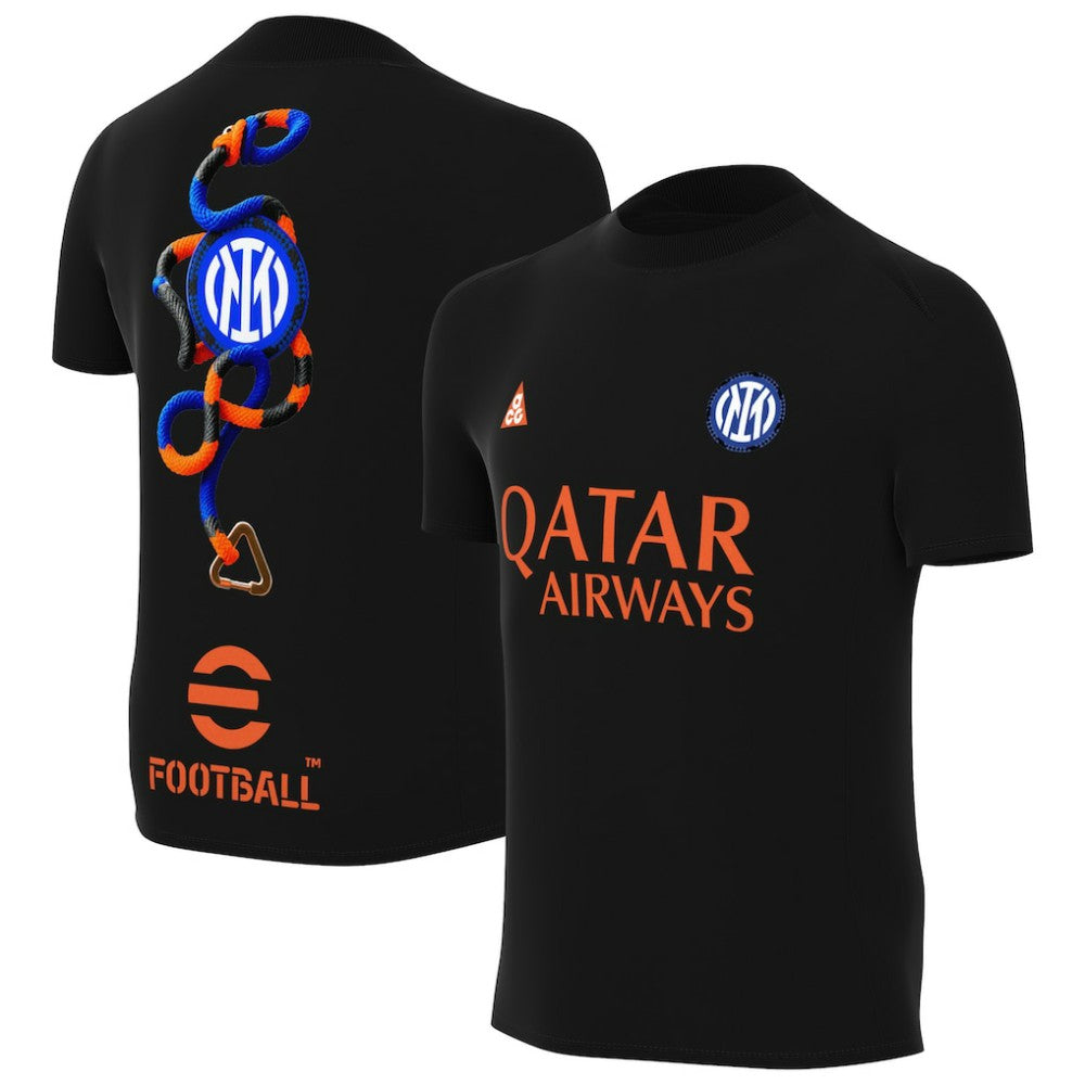 Nike - Inter Milan Youth Pre-Match Dri-FIT Top - Black
