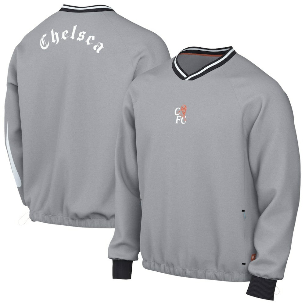 Nike - Chelsea 2025/26 Academy Shell Pullover - Gray