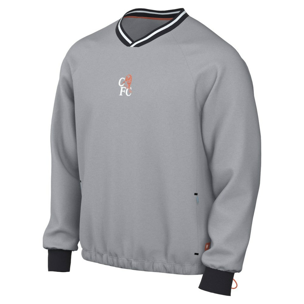 Nike - Chelsea 2025/26 Academy Shell Pullover - Gray