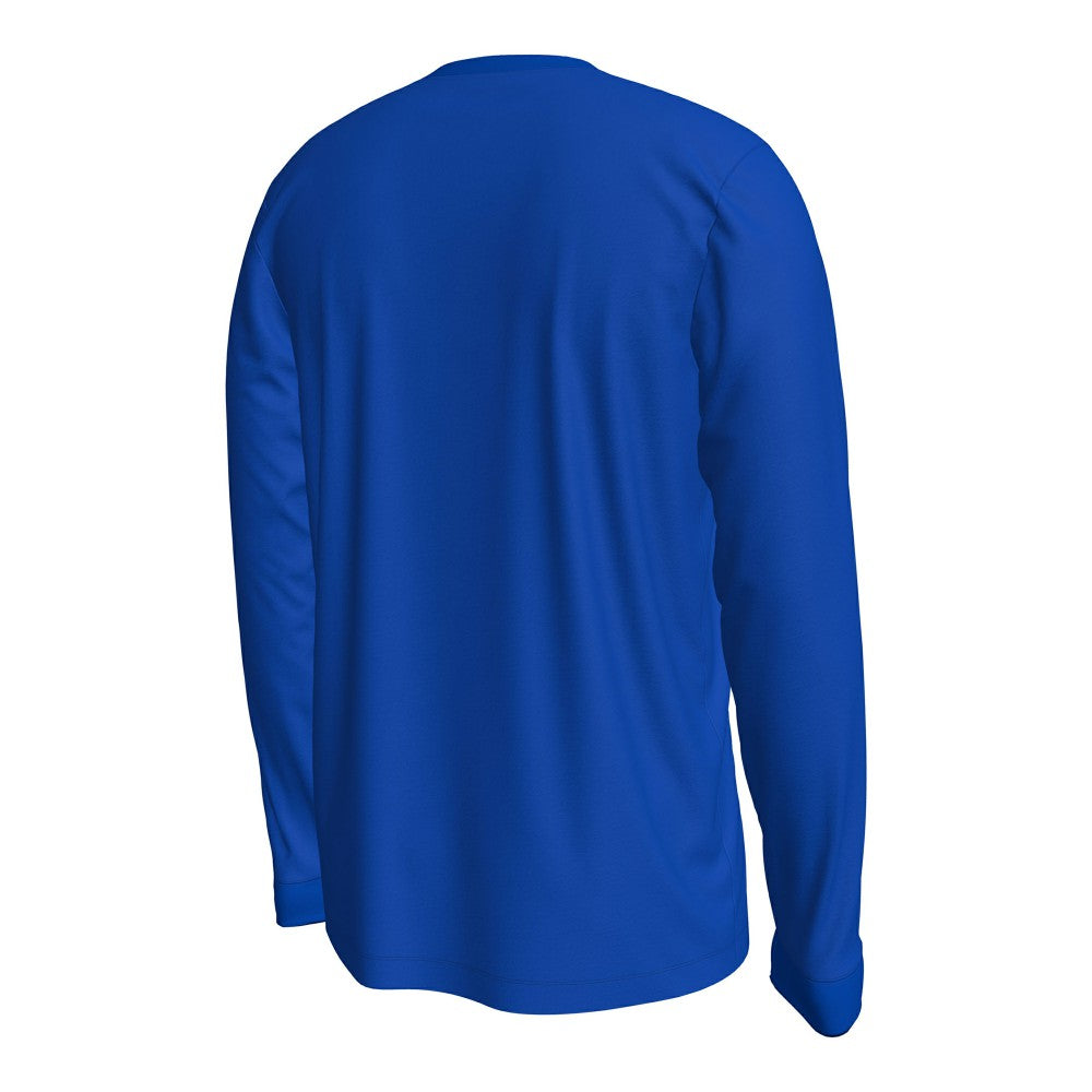 Nike - Inter Milan Wordmark Long Sleeve T-Shirt - Blue