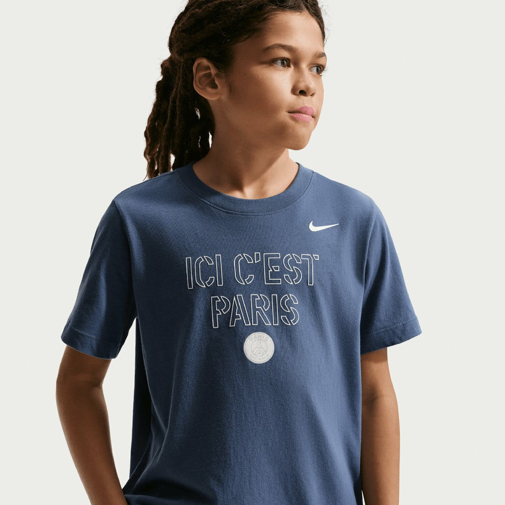 Nike - Paris Saint-Germain Youth Team Pride T-Shirt - Blue