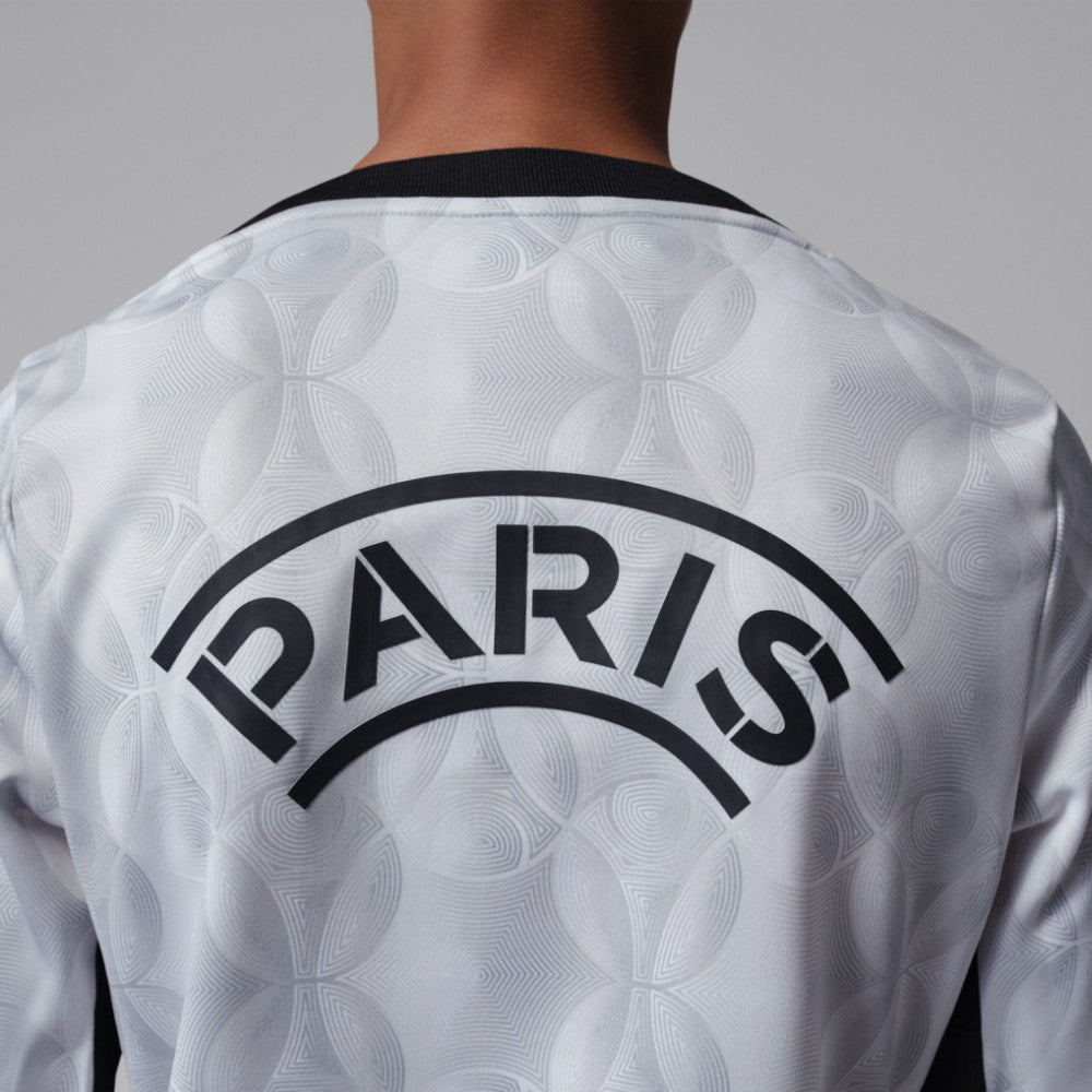 Jordan - Paris Saint-Germain Jordan Brand Youth Long Sleeve Pre-Match Dri-FIT Top - Gray