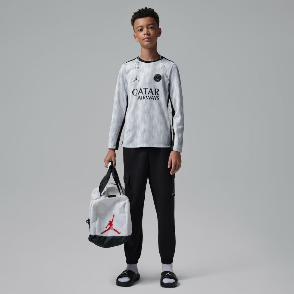 Jordan - Paris Saint-Germain Jordan Brand Youth Long Sleeve Pre-Match Dri-FIT Top - Gray