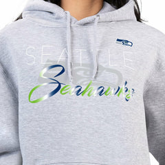Seattle Seahawks G-III 4Her by Carl Banks Women's Shadow Logo Fleece Pullover Hoodie - Gray - NFL