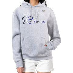 Baltimore Ravens G-III 4Her by Carl Banks Women's Shadow Logo Fleece Pullover Hoodie - Gray - NFL