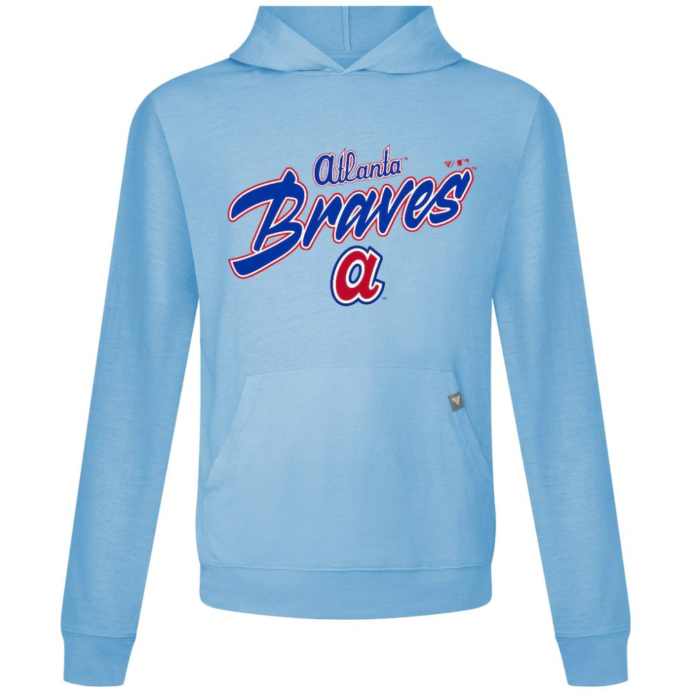 Atlanta Braves Levelwear Defiant Relay Pullover Hoodie Outlet