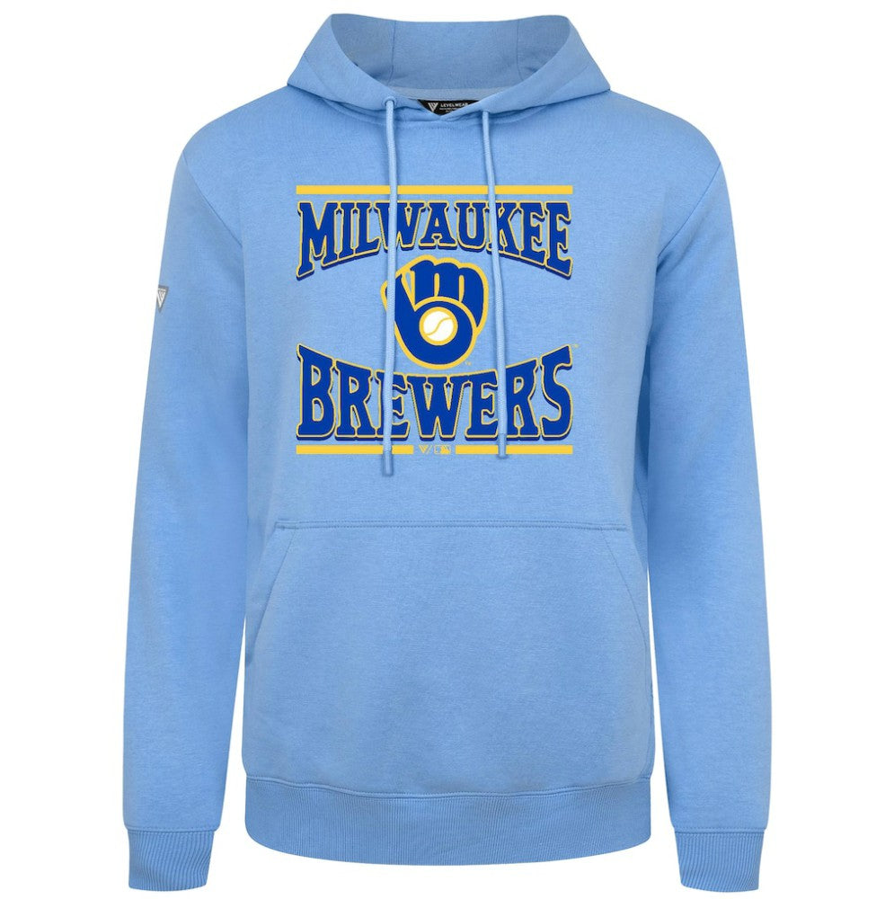 Milwaukee Brewers Levelwear Big Brew Podium Pullover Hoodie Near Me