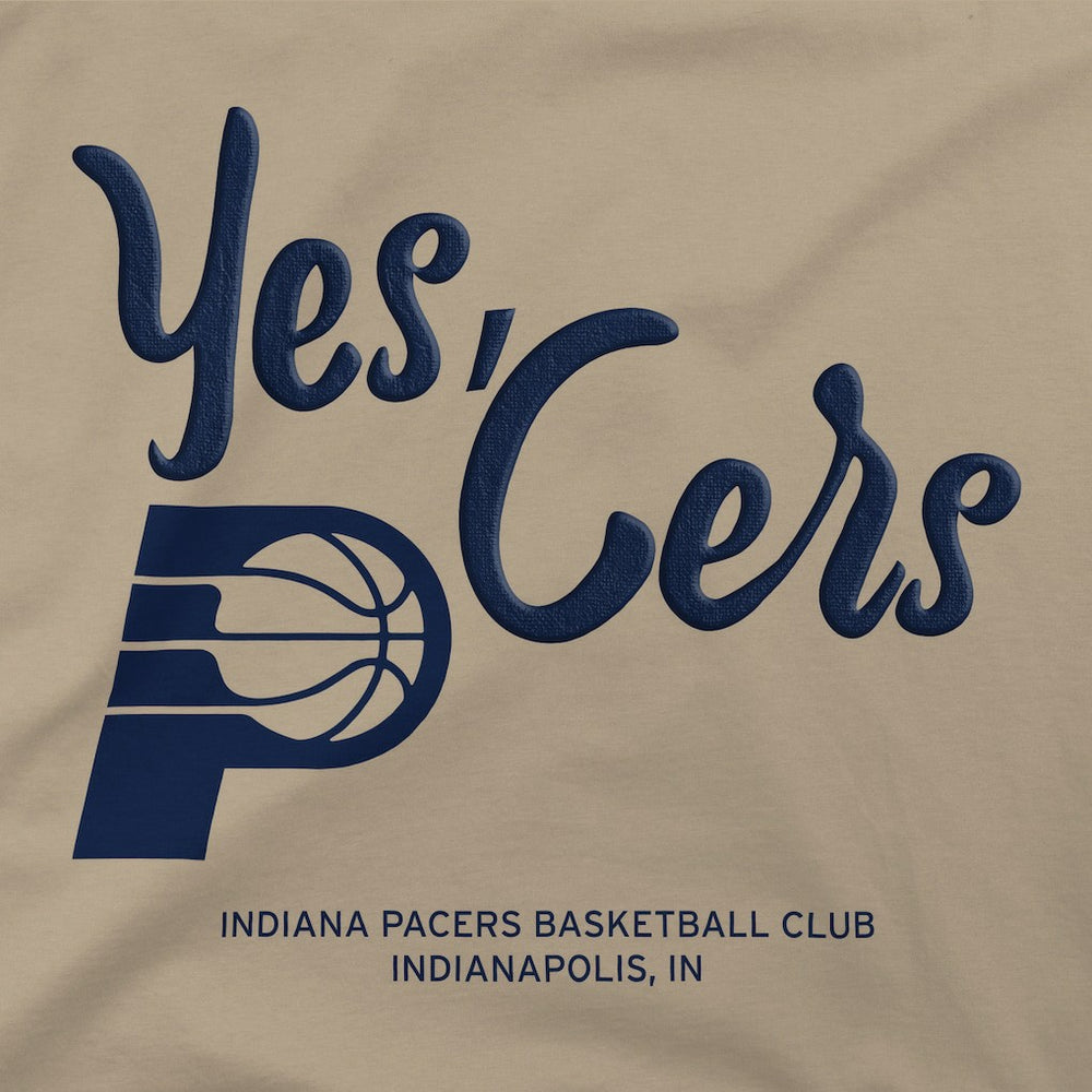 Indiana Pacers Stadium Essentials Unisex Urban T-Shirt Tan