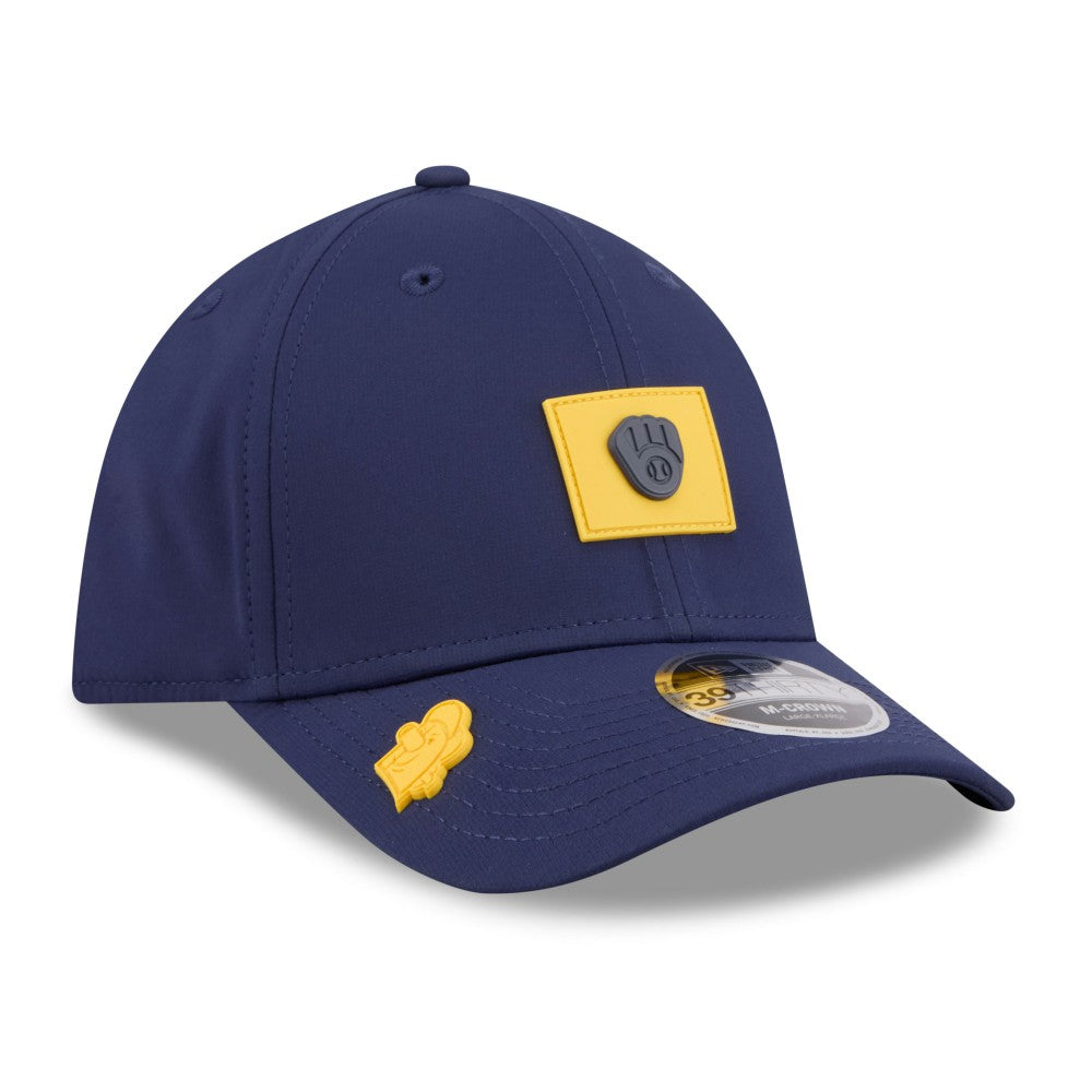 Milwaukee Brewers New Era 2026 Clubhouse M-Crown 39THIRTY Flex Hat Outlet