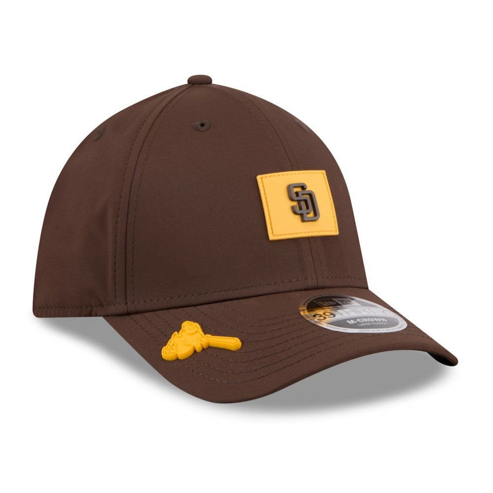 San Diego Padres New Era 2026 Clubhouse M-Crown 39THIRTY Flex Hat Sale