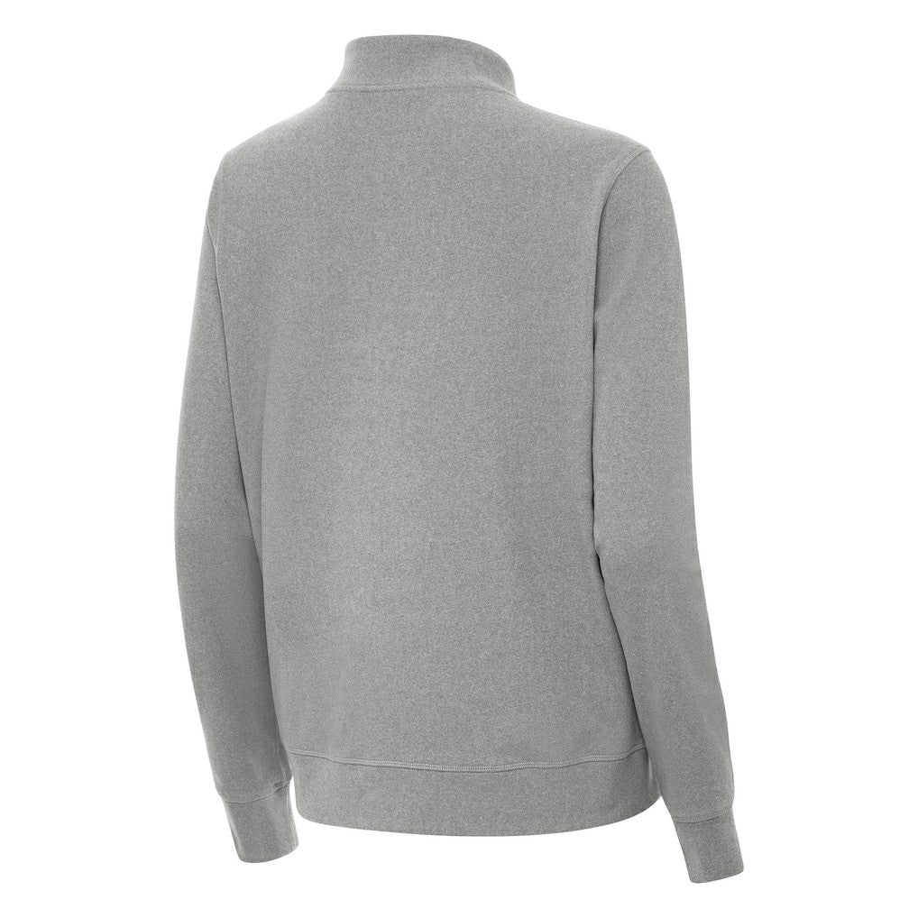 Seattle Seahawks Antigua 50th Season Subtle Quarter-Zip Pullover - Heather Gray - NFL