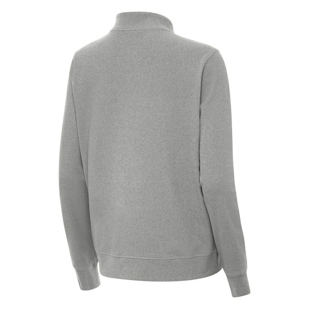 Seattle Seahawks Antigua 50th Season Subtle Quarter-Zip Pullover - Heather Gray - NFL