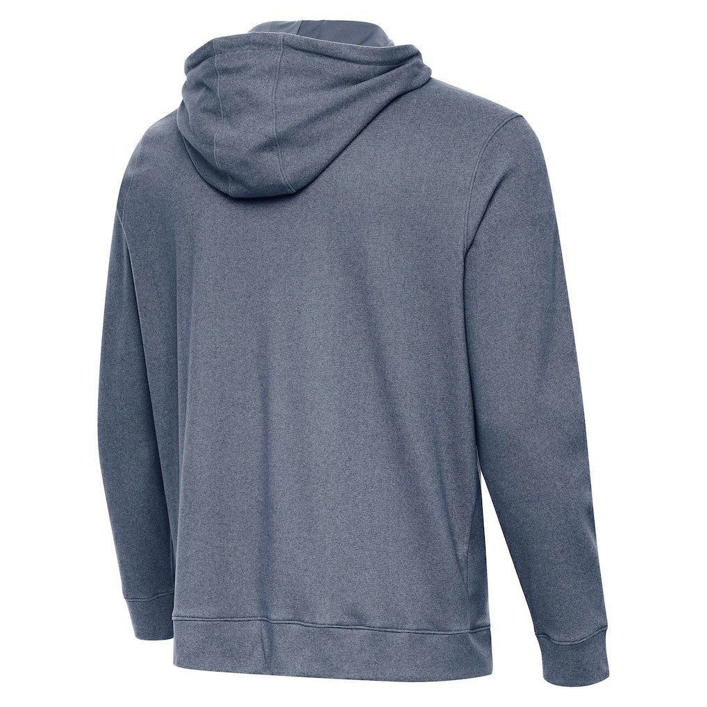 Seattle Seahawks Antigua 50th Season Cloud Pullover Hoodie - Heather Navy - NFL