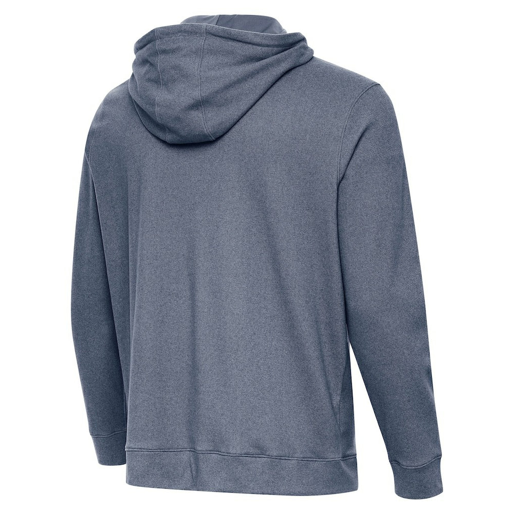 Seattle Seahawks Antigua 50th Season Cloud Pullover Hoodie - Heather Navy - NFL