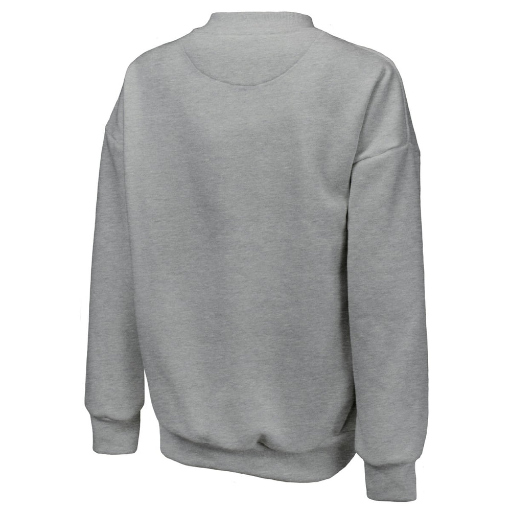 New York Knicks Majestic Threads Women's Classic Tri-Blend Pullover Sweatshirt Gray