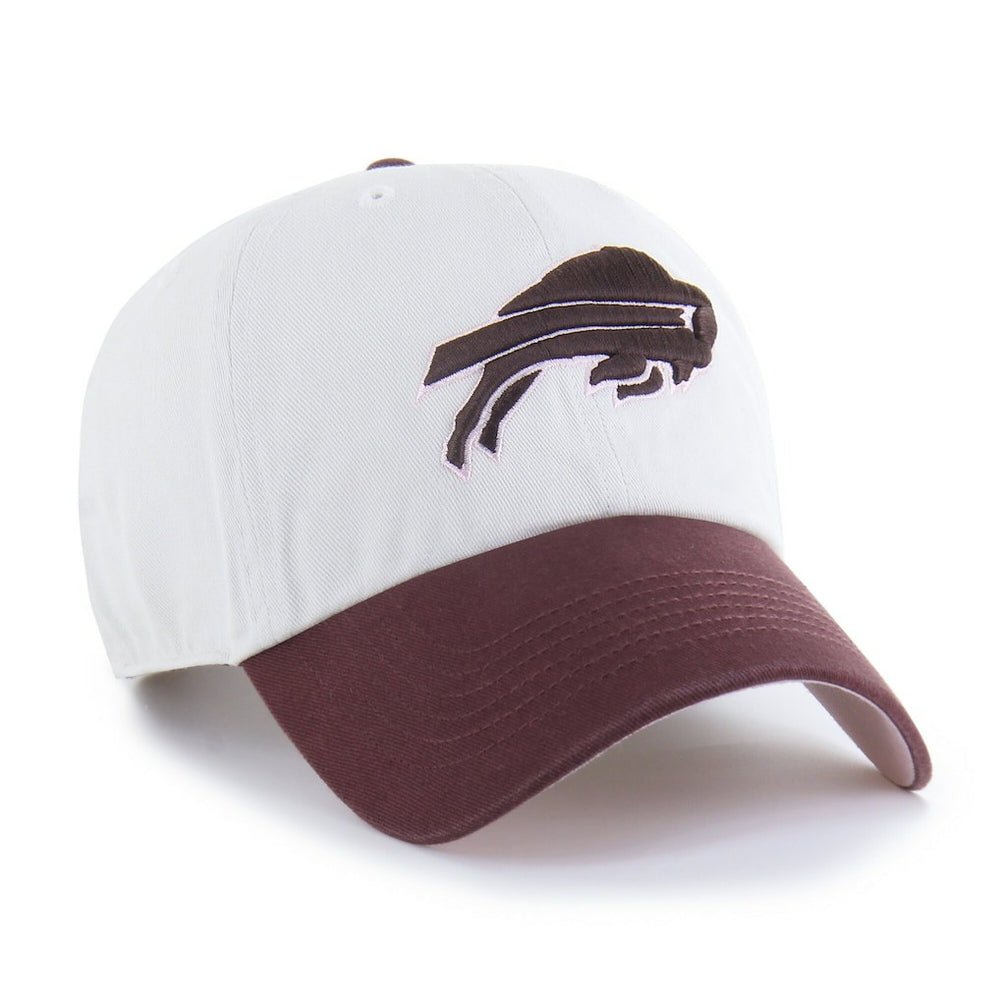 Buffalo Bills '47 Unisex Love Letter Clean Up Adjustable Hat - Stone/Burgundy - 47 brand