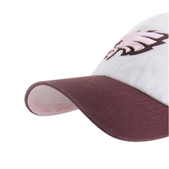 Philadelphia Eagles '47 Unisex Love Letter Clean Up Adjustable Hat - Stone/Burgundy - 47 brand