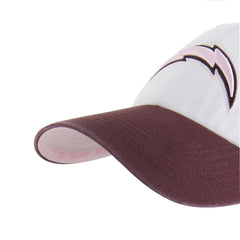 Los Angeles Chargers '47 Unisex Love Letter Clean Up Adjustable Hat - Stone/Burgundy - 47 brand