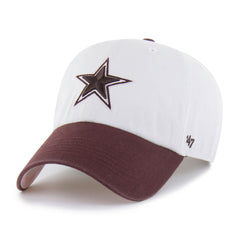 Dallas Cowboys '47 Unisex Love Letter Clean Up Adjustable Hat - Stone/Burgundy - 47 brand