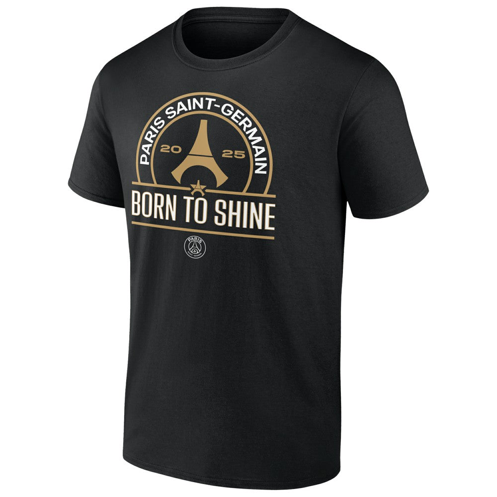 Paris Saint-Germain 2025 Champions League Winners Signature Roster T-Shirt Black