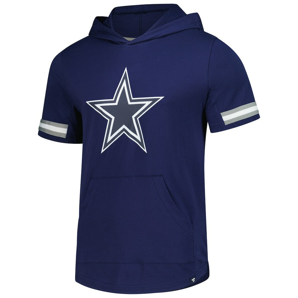 Dallas Cowboys Optimal Play Short Sleeve Hooded T-Shirt - Navy - Fanatics