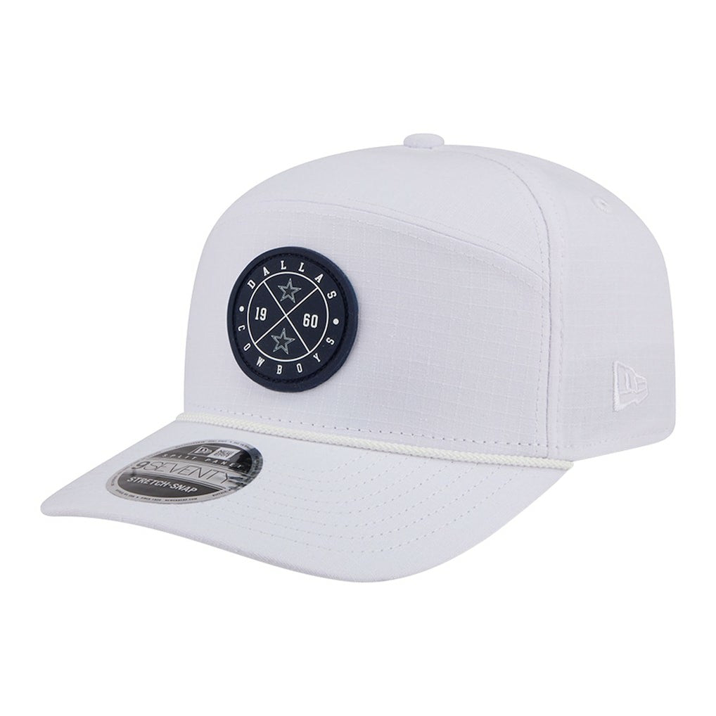 Dallas Cowboys New Era Quick Strike Split Panel 9SEVENTY Stretch-Snap Hat - White - NFL