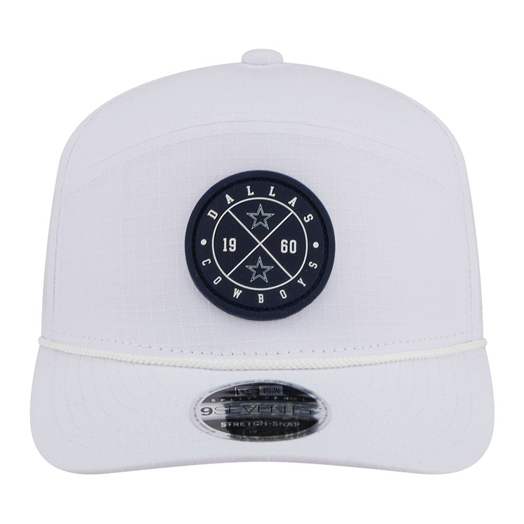 Dallas Cowboys New Era Quick Strike Split Panel 9SEVENTY Stretch-Snap Hat - White - NFL