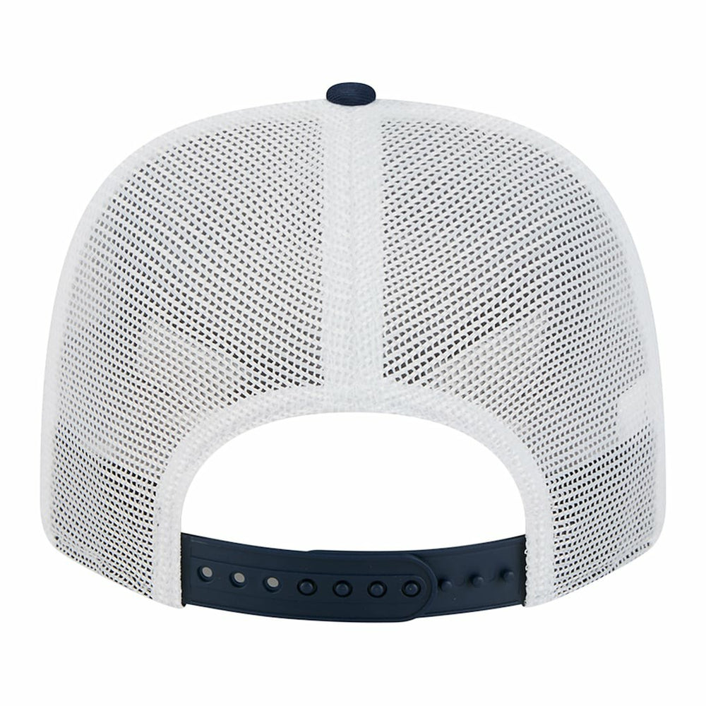 Dallas Cowboys New Era Quick Strike Split Panel 9SEVENTY Stretch-Snap Trucker Hat - Navy - NFL