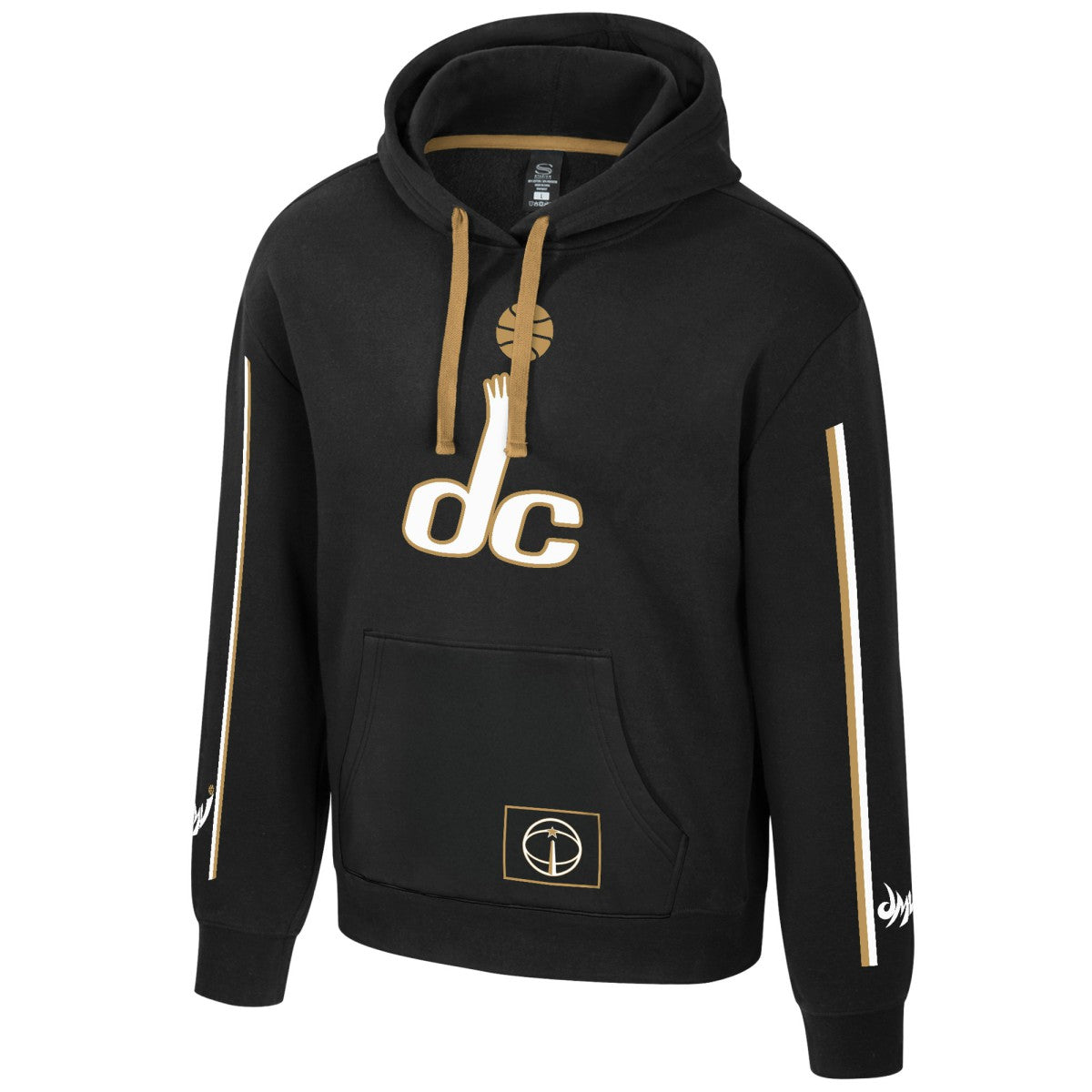 Washington Wizards Stadium Essentials Unisex 2025/26 City Edition City Star Hoodie Black