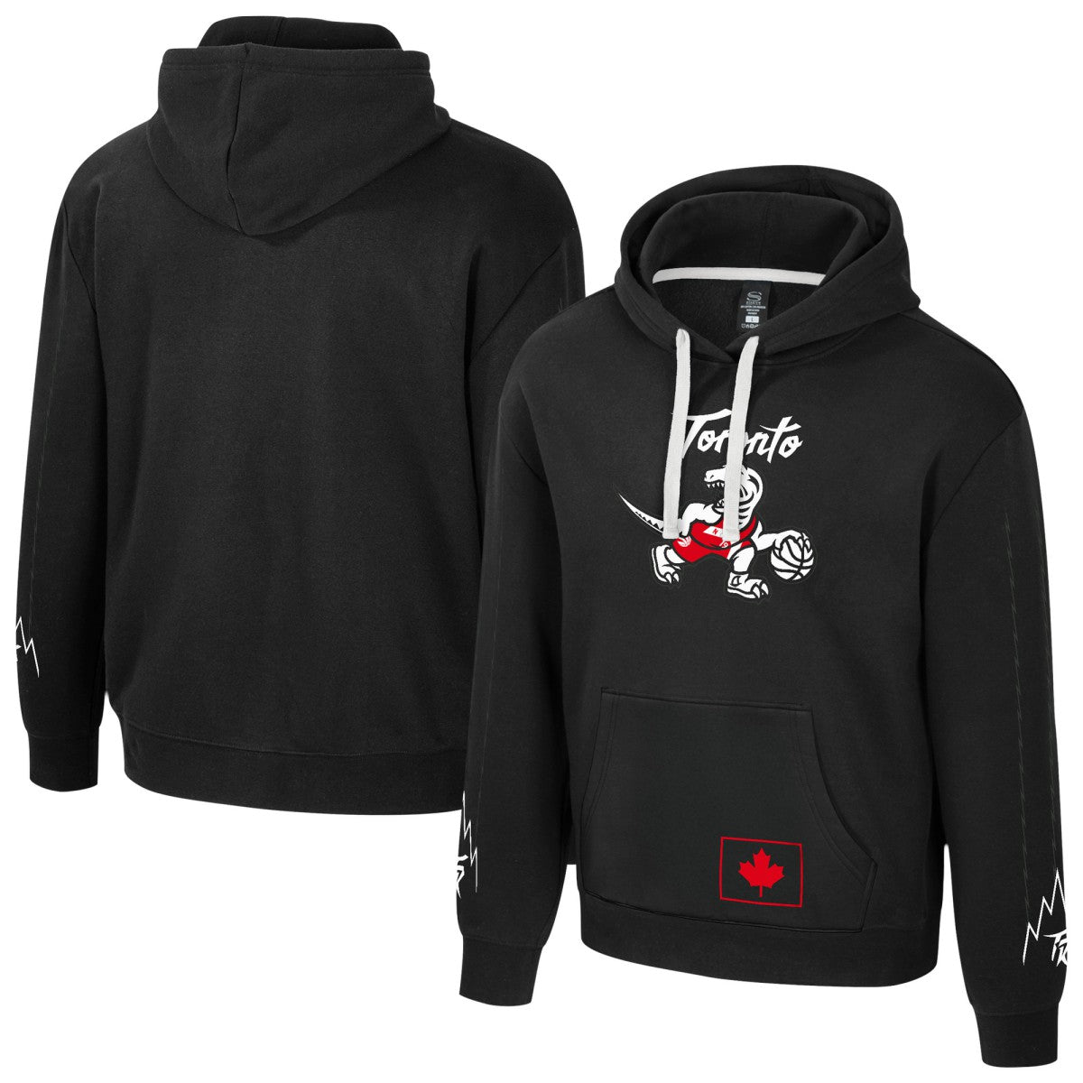 Toronto Raptors Stadium Essentials Unisex 2025/26 City Edition City Star Hoodie Black
