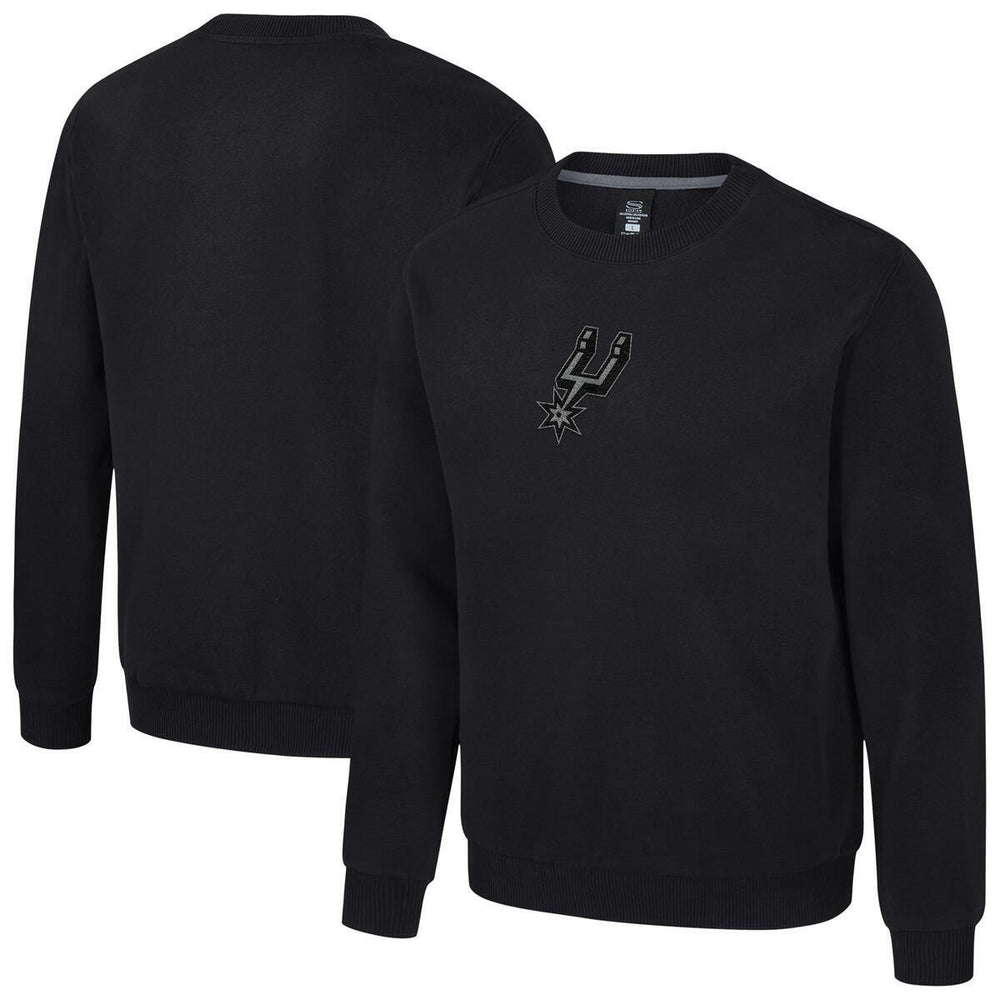 San Antonio Spurs Stadium Essentials Unisex Club Level Chenille Sweatshirt Black