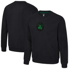 Boston Celtics Stadium Essentials Unisex Club Level Chenille Sweatshirt Black
