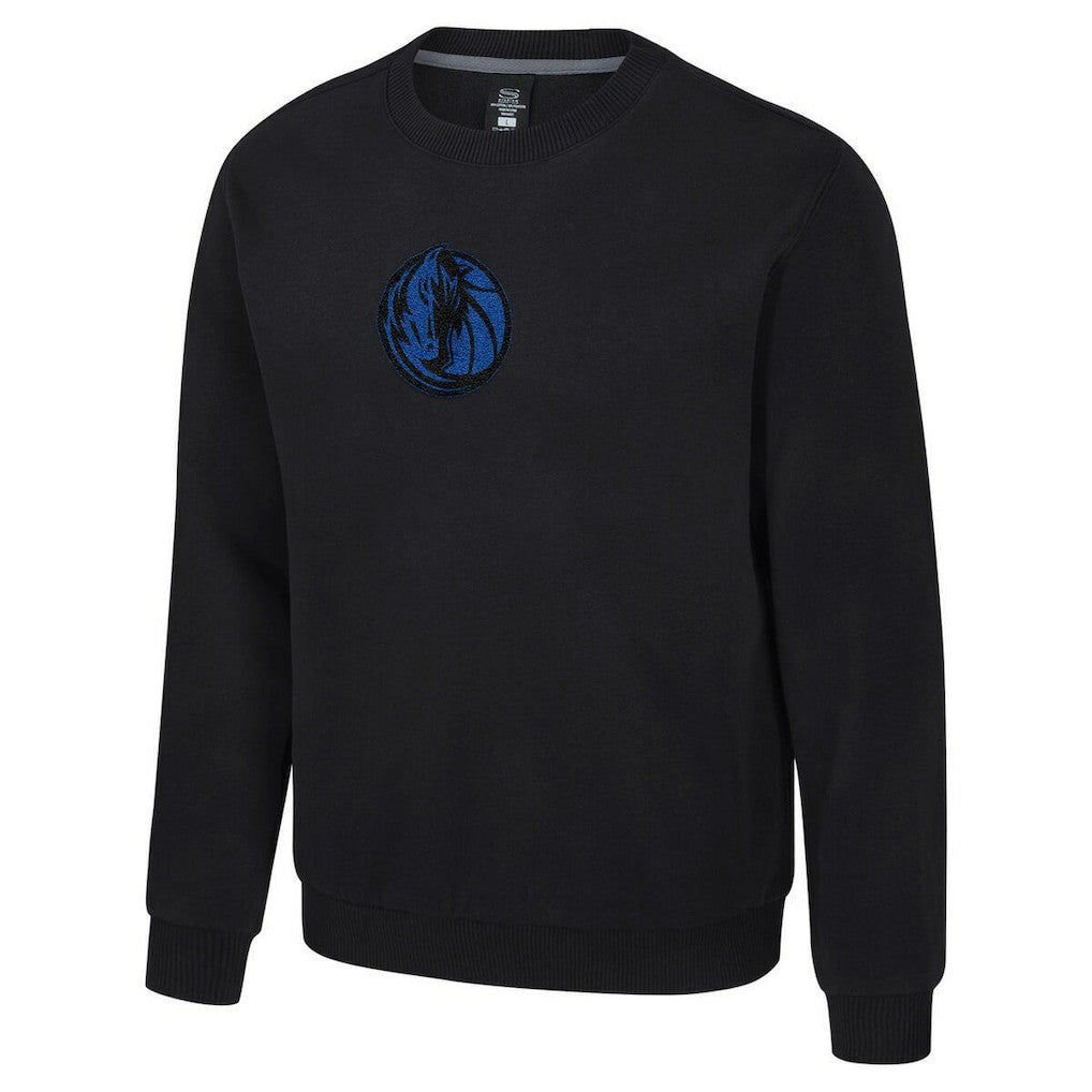 Dallas Mavericks Stadium Essentials Unisex Club Level Chenille Sweatshirt Black