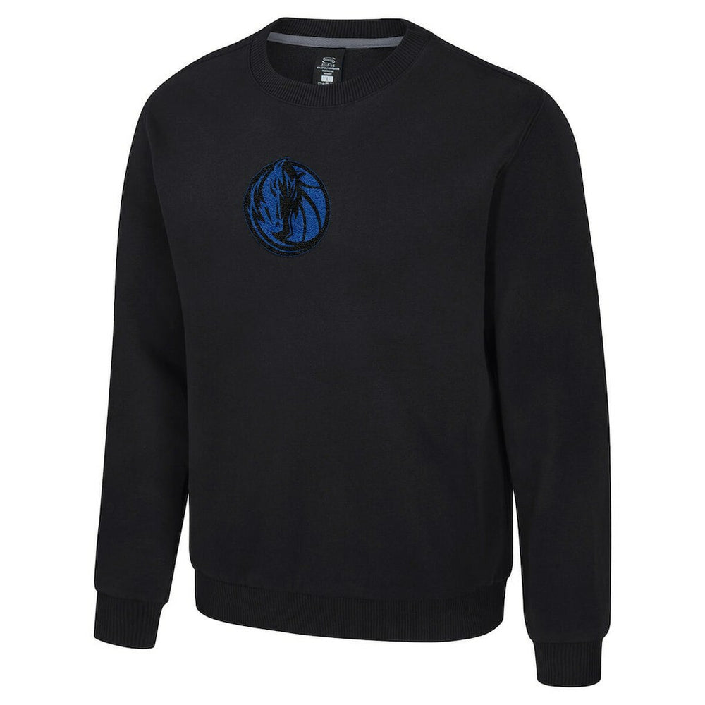 Dallas Mavericks Stadium Essentials Unisex Club Level Chenille Sweatshirt Black