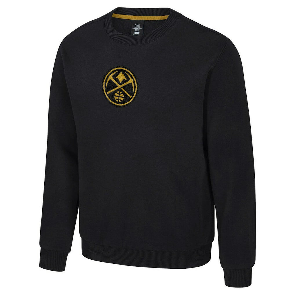 Denver Nuggets Stadium Essentials Unisex Club Level Chenille Sweatshirt Black