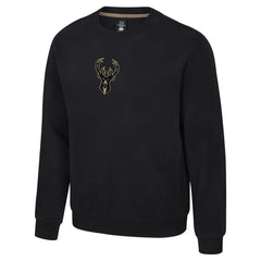 Milwaukee Bucks Stadium Essentials Unisex Club Level Chenille Sweatshirt Black