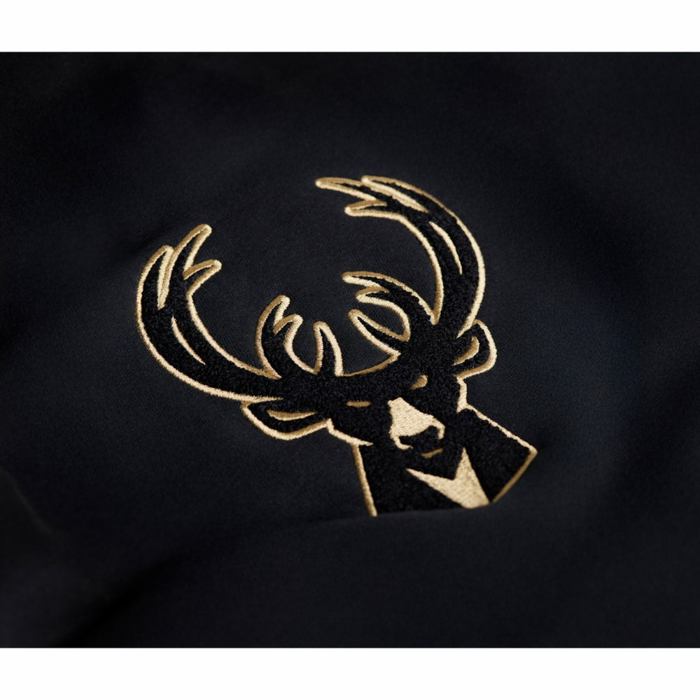 Milwaukee Bucks Stadium Essentials Unisex Club Level Chenille Sweatshirt Black