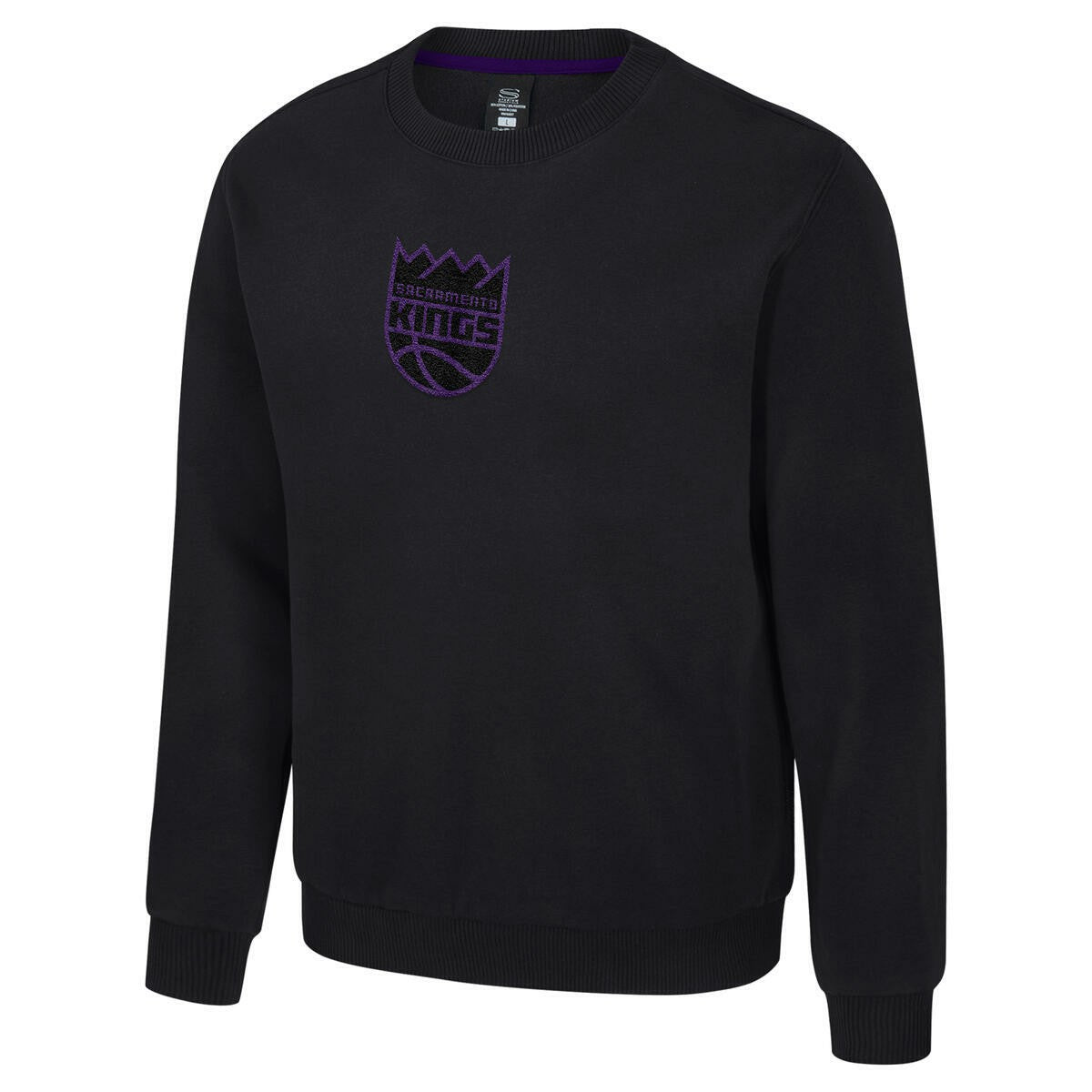 Sacramento Kings Stadium Essentials Unisex Club Level Chenille Sweatshirt Black
