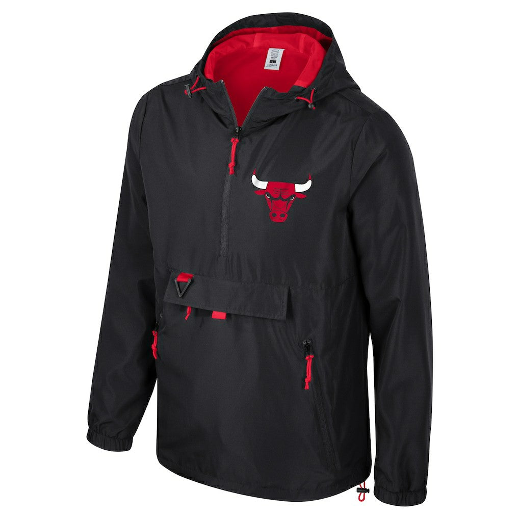 Chicago Bulls Stadium Essentials Unisex Compete Quarter-Zip Hoodie Jacket Black