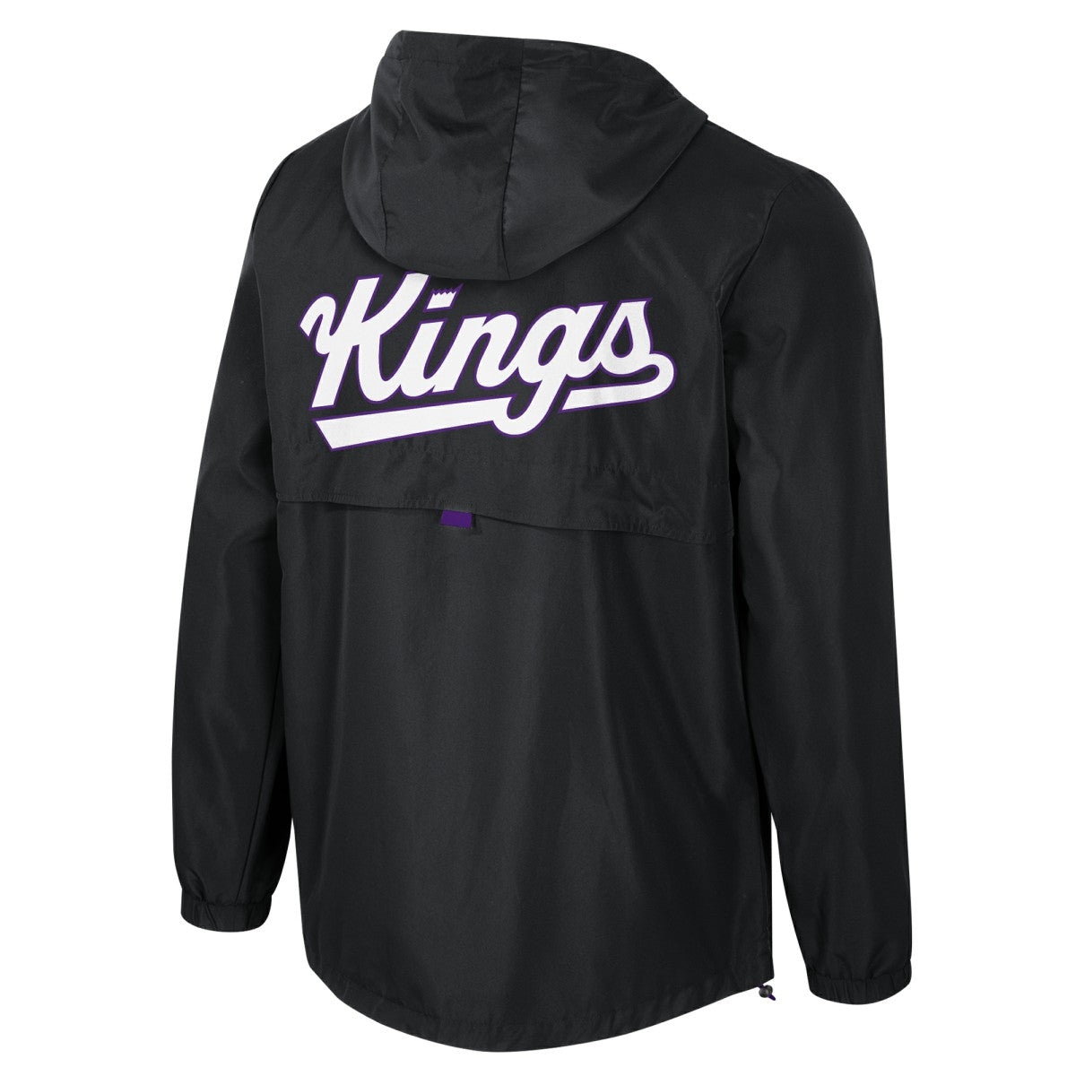 Sacramento Kings Stadium Essentials Unisex Compete Quarter-Zip Hoodie Jacket Black
