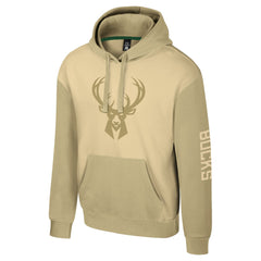 Milwaukee Bucks Stadium Essentials Unisex Rafters Burst Hoodie Khaki