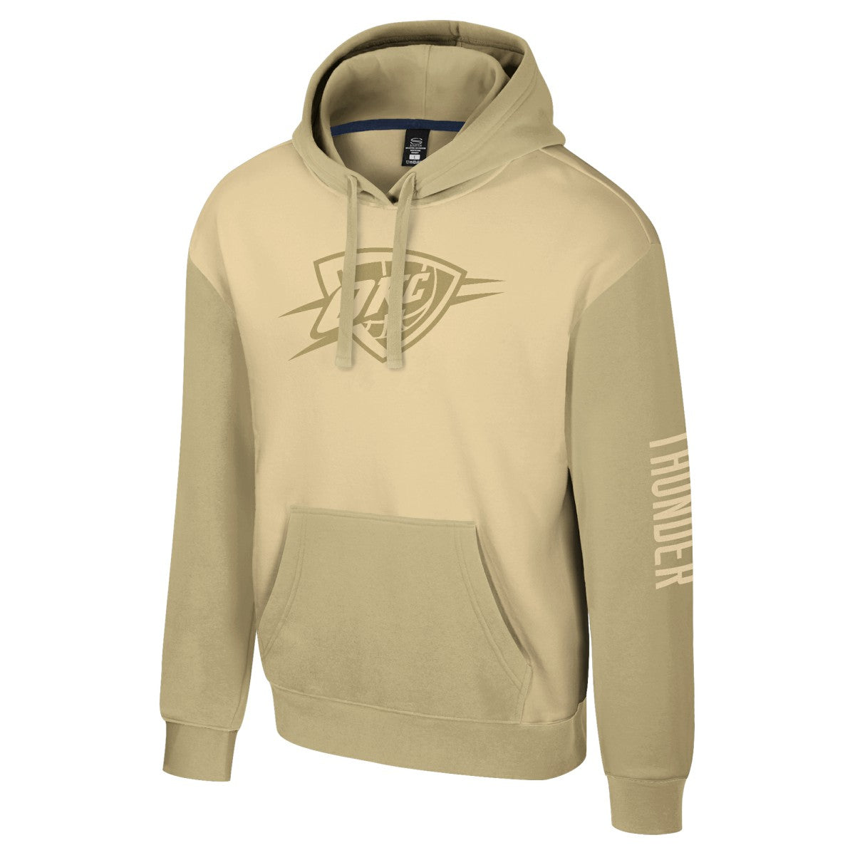 Oklahoma City Thunder Stadium Essentials Unisex Rafters Burst Hoodie Khaki
