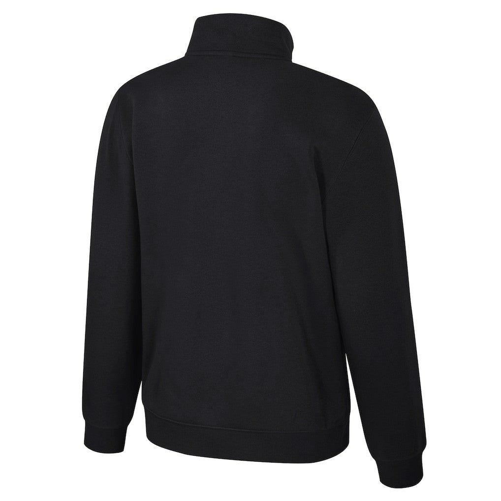 Boston Celtics Stadium Essentials Unisex Varsity Trainer Quarter-Zip Pullover Black