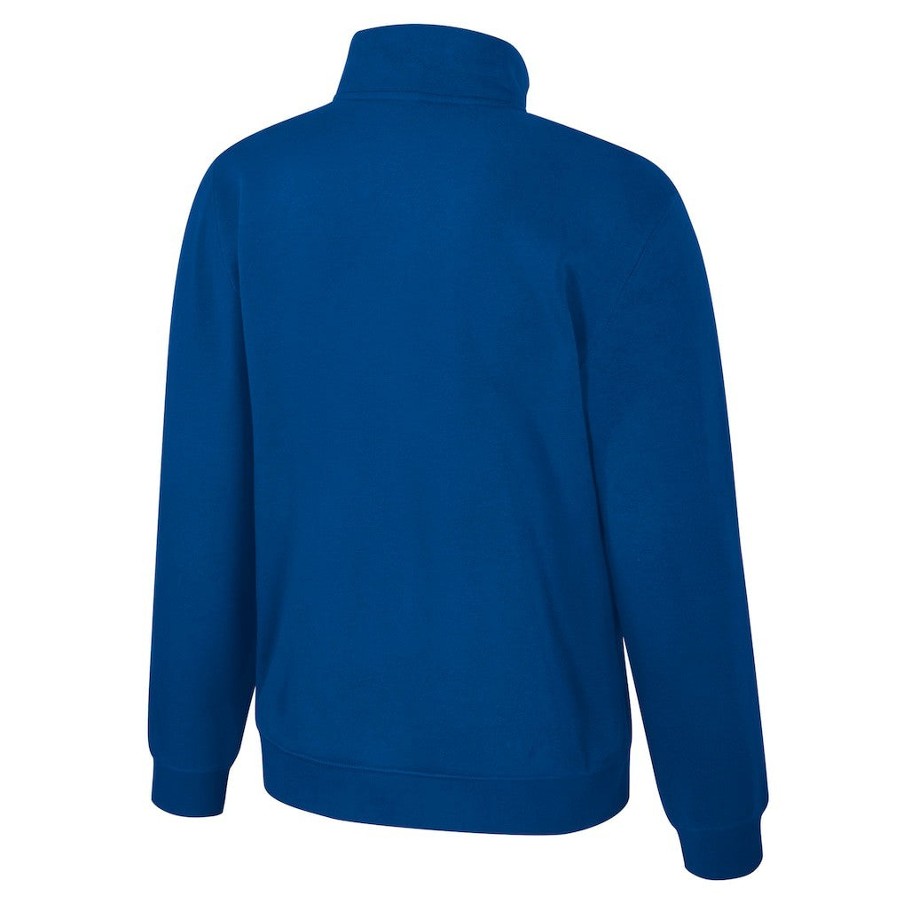 Golden State Warriors Stadium Essentials Unisex Varsity Trainer Quarter-Zip Pullover Royal