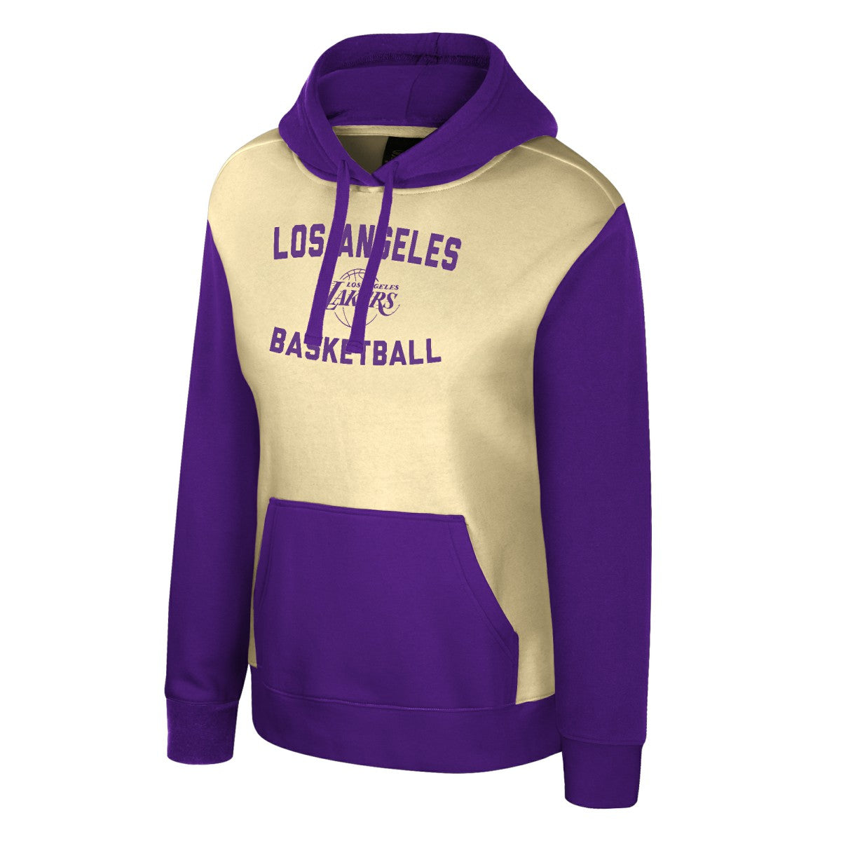 Los Angeles Lakers Stadium Essentials Women's Rafters Road Trip Hoodie Cream