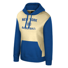 New York Knicks Stadium Essentials Women's Rafters Road Trip Hoodie Cream