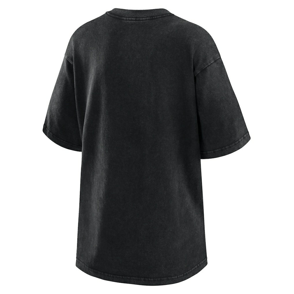 New York Knicks WEAR by Erin Andrews Women's Oversized Boyfriend T-Shirt Black